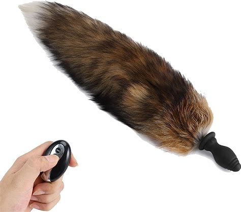 fox tail adult toy|Vibrating Anal Foxtail Plug Remote Control Vibrator Butt Plug .